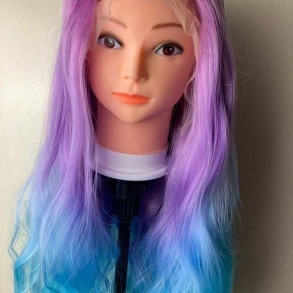 Purple Wigs Blue Wigs Lace Front Wig